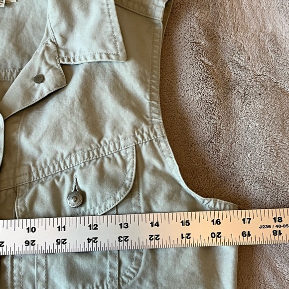 Vintage Banana Republic 100% Cotton Vest Full Button Sz XS Cowgirl Western - Picture 9 of 11